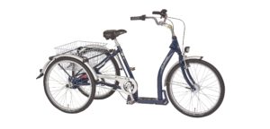 Trehjulet cykel med 2 baghjul - Elegance